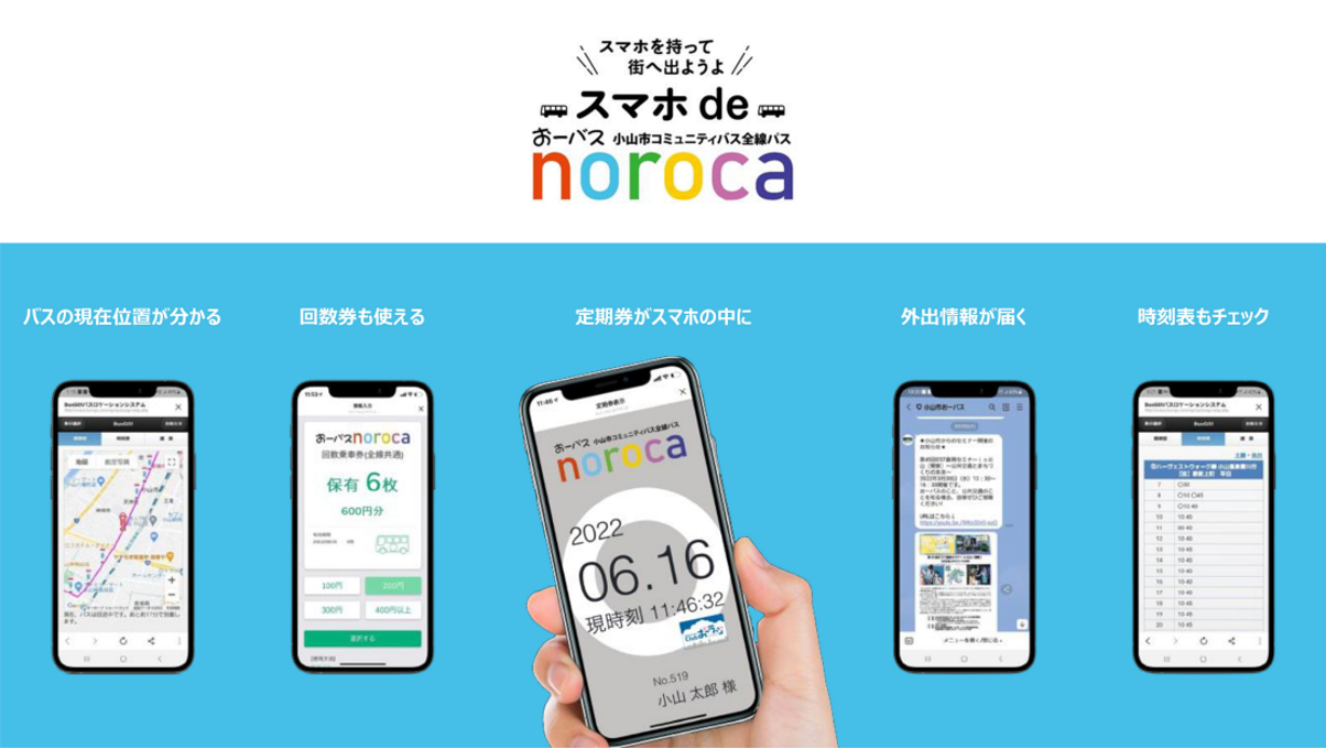 モバイル乗車券 [スマホ de noroca]